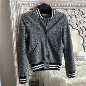 Denim & Supply Ralph Lauren gray  Varsity sweater, size XS
